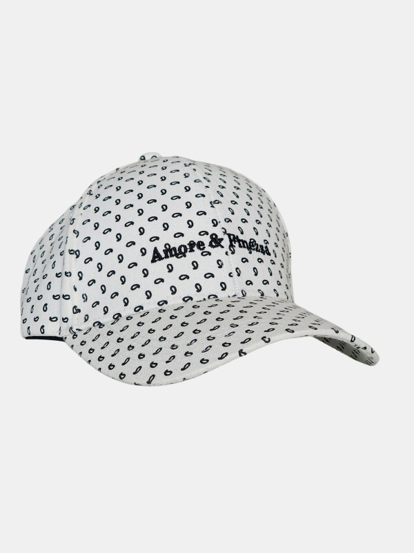 Casquette Coton Blanc Amore&Finezza