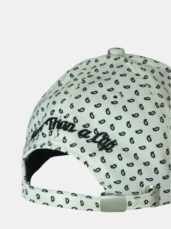 Casquette Coton Blanc Amore&Finezza