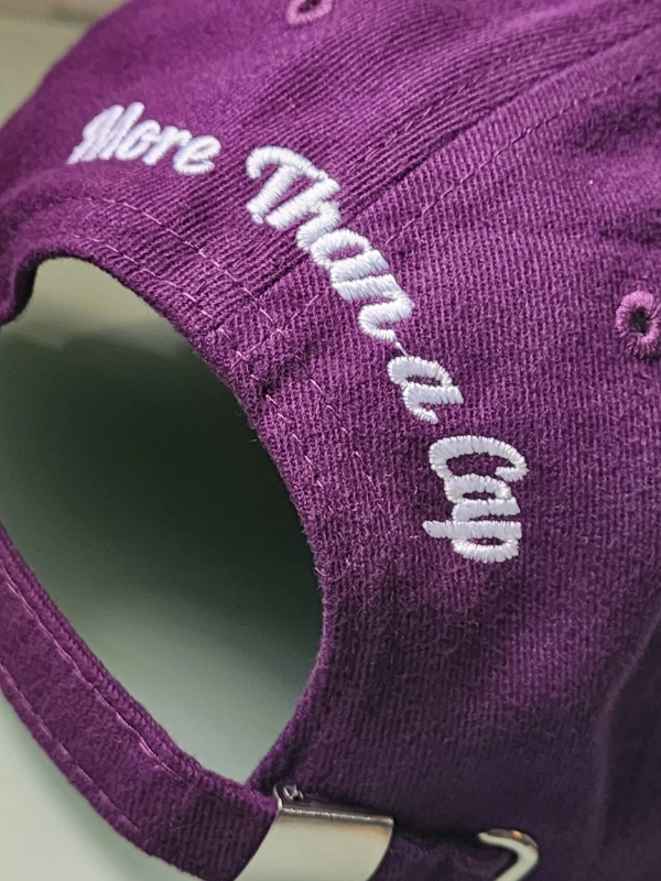 Casquette Coton Mauve Amore&Finezza