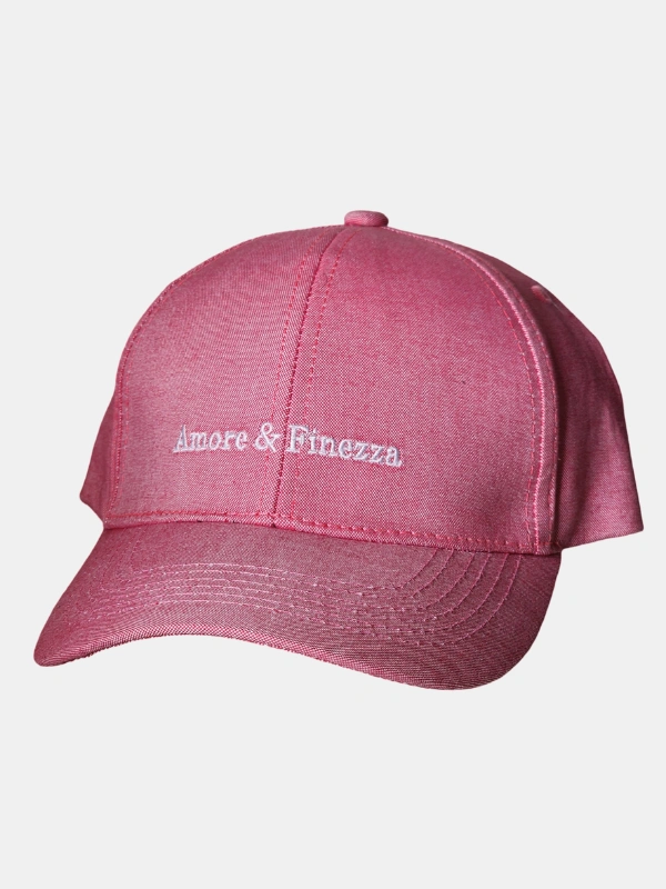Casquette Coton Rose Amore&Finezza