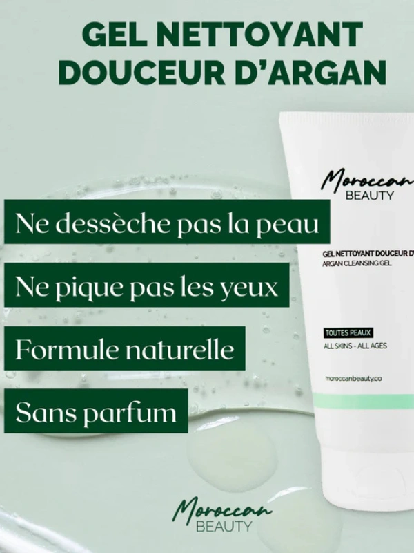 Gel Nettoyant Douceur d'Argan Moroccan Beauty
