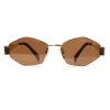 Lunettes de Soleil Nassau Marron Rayz