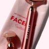 Rouleau de Beauté Vibrant en Quartz Rose Facelab