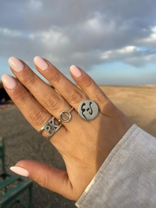 Bague personnalisée mot arabe RK Création