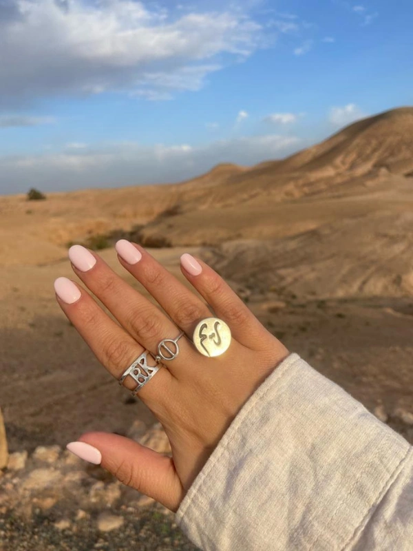 Bague personnalisée mot arabe RK Création