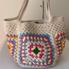 Sac Granny Square Ultra Coloré Pépite