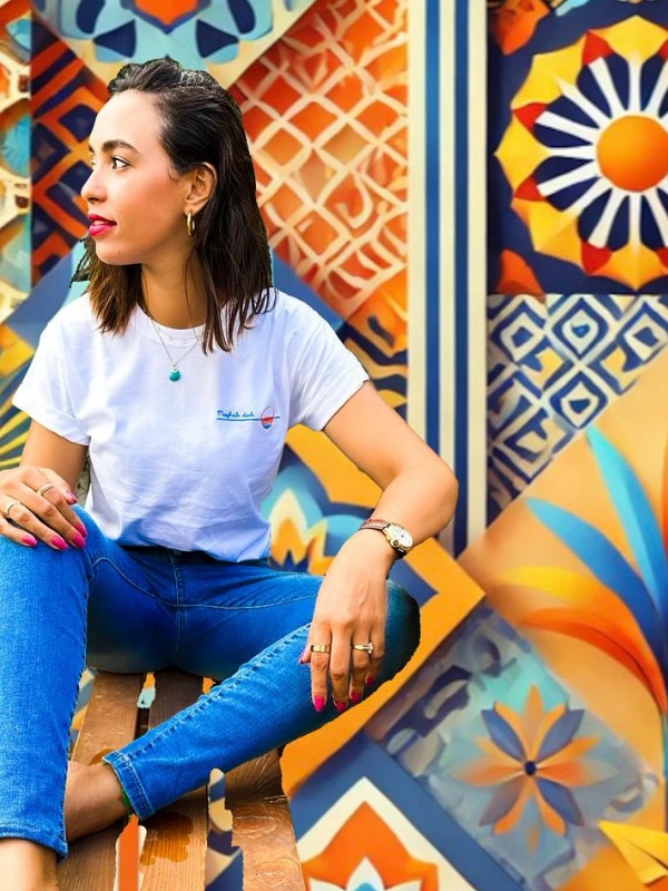 T-shirt-MAGRIB-DIALI-Avec-Fil-Multicolore-Yalla-from-the-Bled