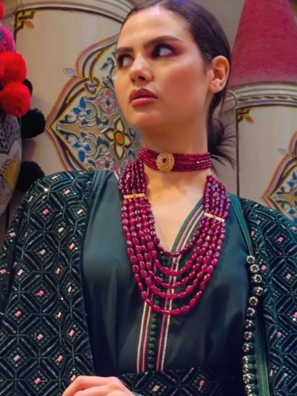 Choker Bordeaux Ava Heritage Jewelery