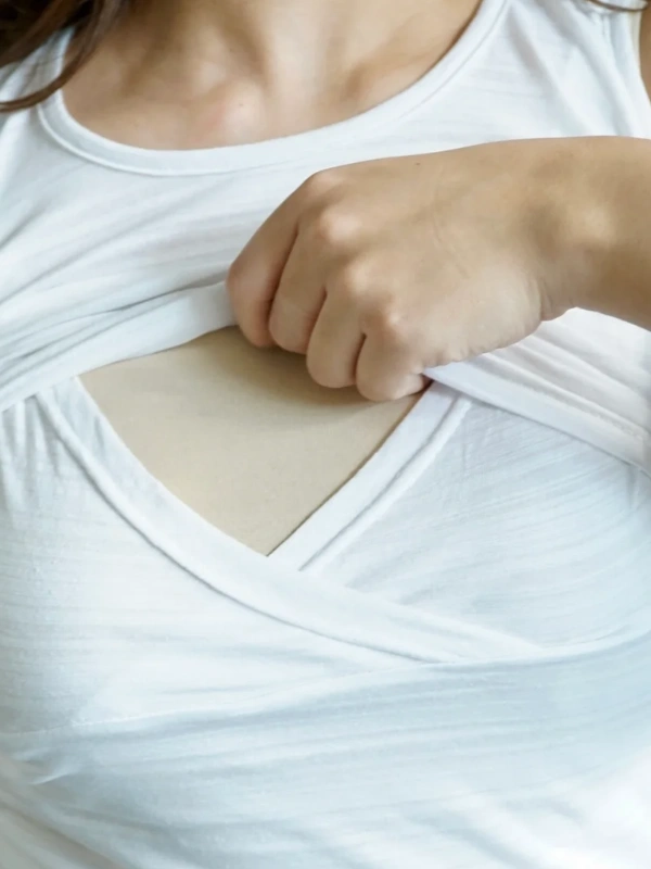 Débardeur d'allaitement –Blanc Bambidou