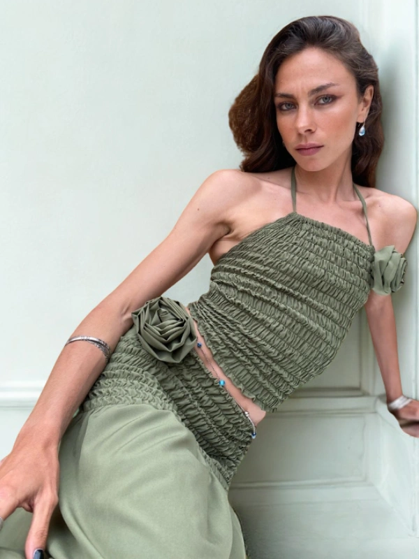 Flower.25 Vert Militaire