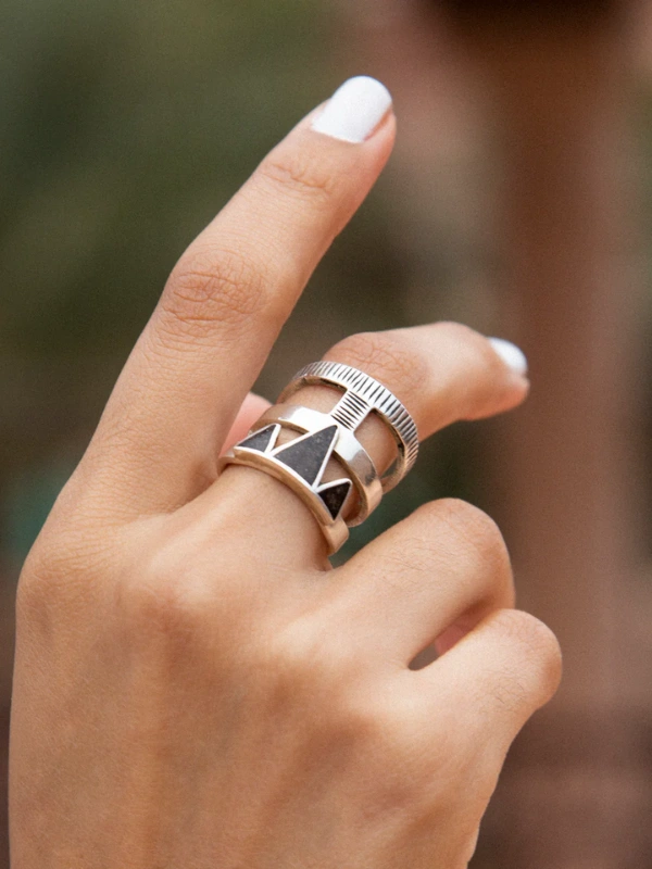 Grey Eben Ring Yelli Jewels