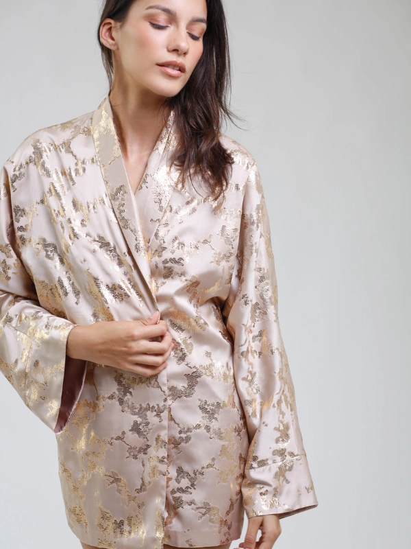 Haori Brochet champagne Magenta Atelier