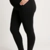 Legging de Grossesse Noir Bambidou