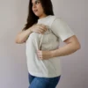 T-Shirt d'allaitement –Beige Bambidou