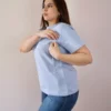 T-Shirt d'allaitement –Lavande Bambidou