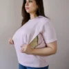 T-Shirt d'allaitement –Rose Bambidou