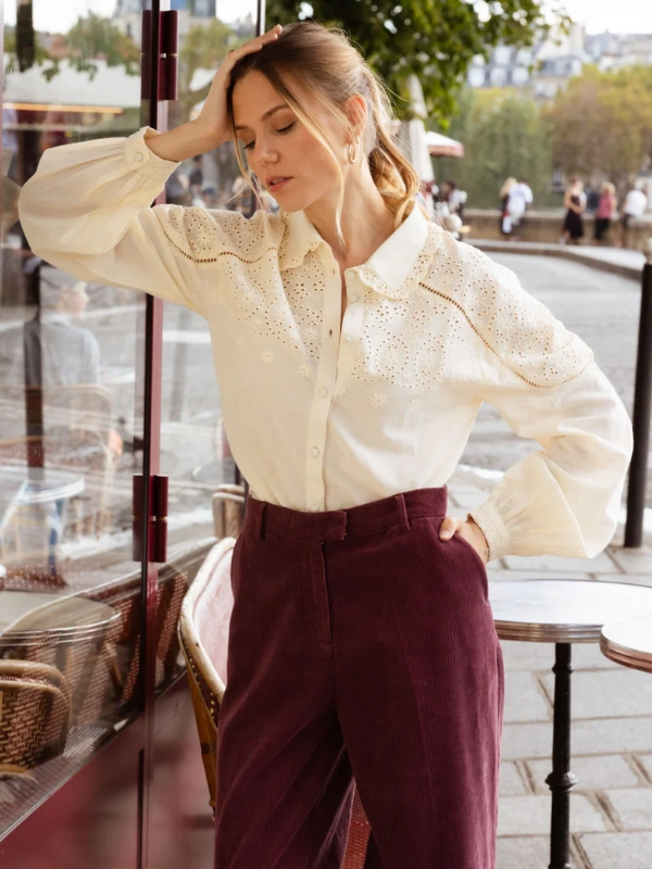 Chemise Chloé Ecru Bahaar Paris