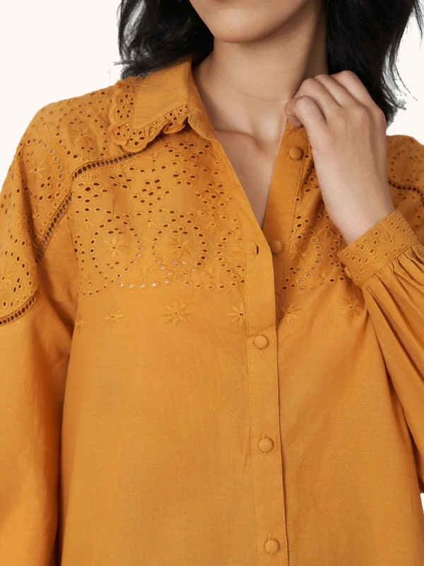 Chemise Chloé Moutarde Bahaar Paris