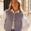 Gilet Annick Bleu Bahaar Paris