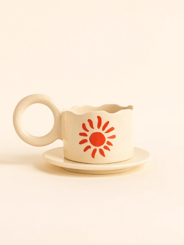 Mugs Soleil & sous-tasse Casa 38