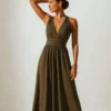 Robe Cassandra Bronze Bahaar Paris
