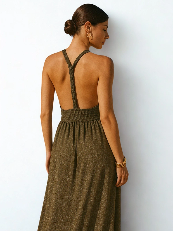 Robe Cassandra Bronze Bahaar Paris