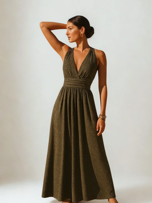 Robe Cassandra Bronze Bahaar Paris