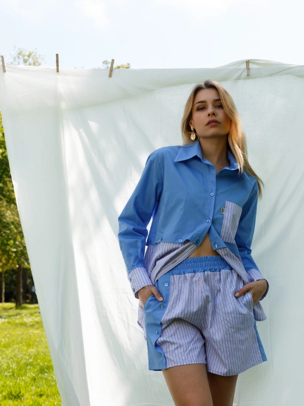 Short Andréa Bleu Bobo Paris