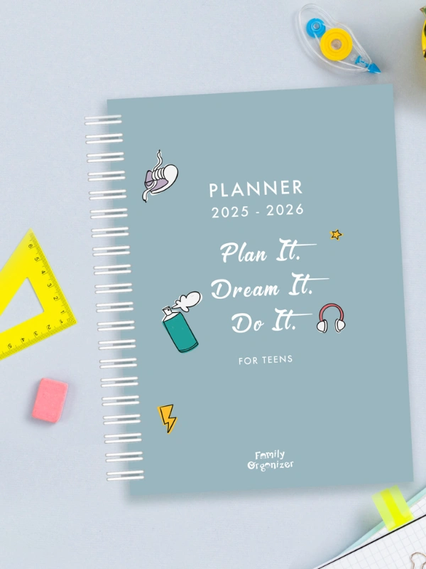 Teen Planner 2025 Family Organizer
