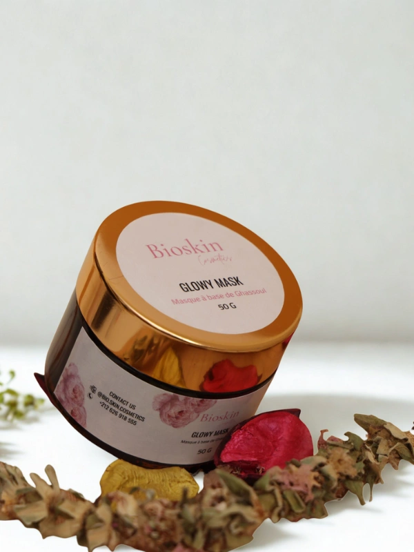 Glowy-Mask-a-la-fleur-doranger_Bioskin-cosmetics