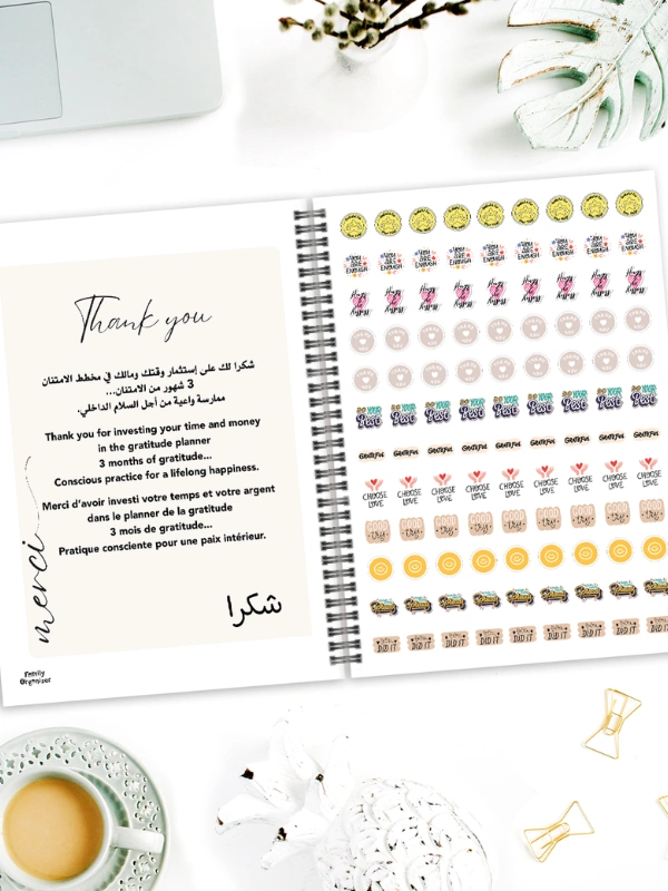 Gratitude Planner Family Organizer