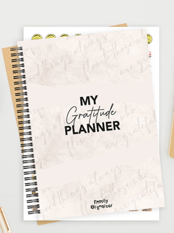 Gratitude Planner Family Organizer