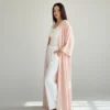 Maison HL Couture_Kimono rose poudré avec sfifa