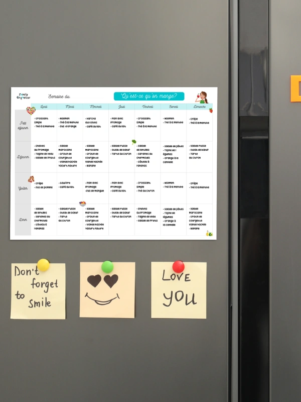 Meal Planner Family Organizer