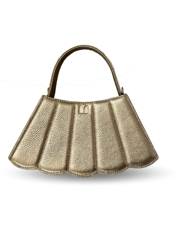 Sac Mini Bloom irisé doré Muscha﻿