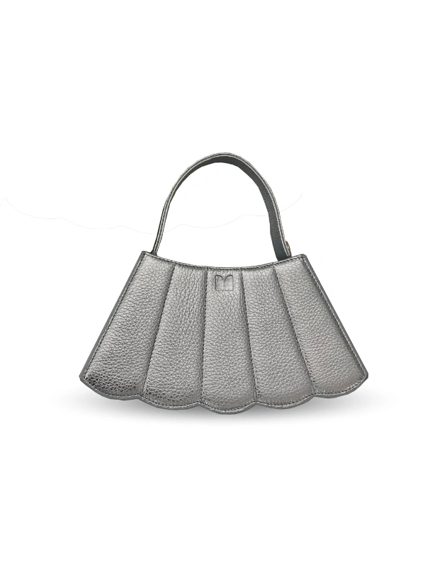 Sac Mini Bloom irisé argenté Muscha﻿