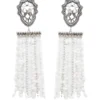 Waterfall Pearl Earrings Yelli Jewels