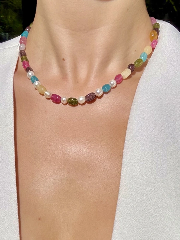 Arc en Ciel de Tourmaline Majesty Jewelry.