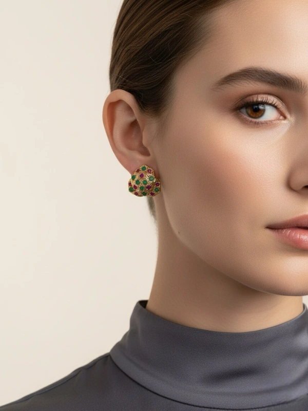 Boucles d'oreilles Eclat Botanique 1