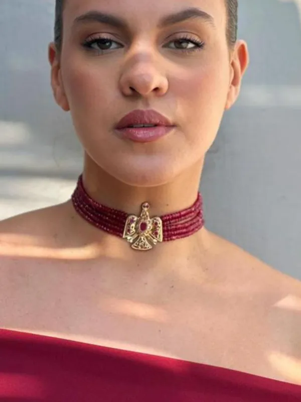 Choker-rouge-AVA-JEWELRY