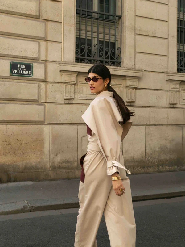 Combinaison cape - Jacqueline - Beige 3