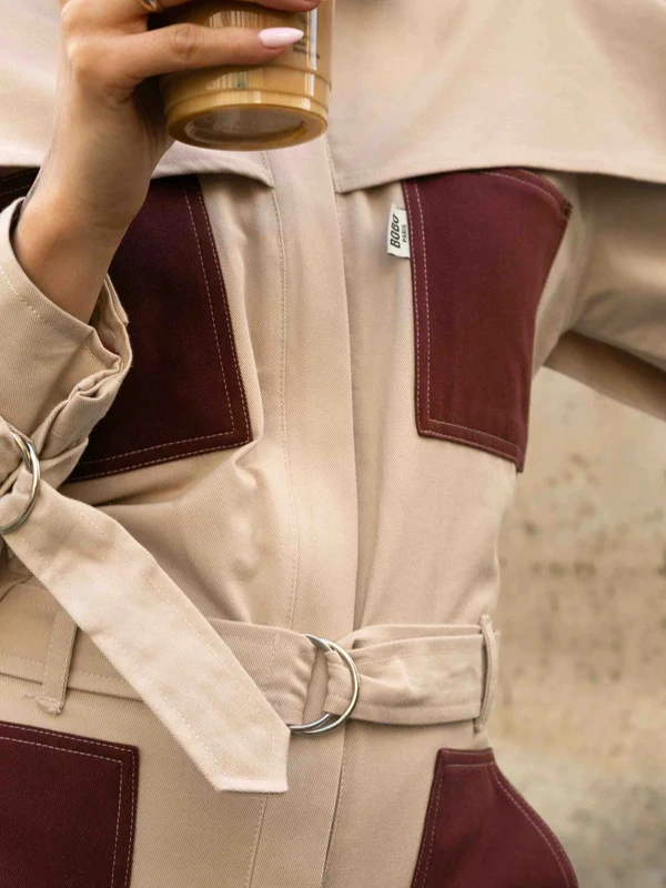 Combinaison cape - Jacqueline - Beige 5