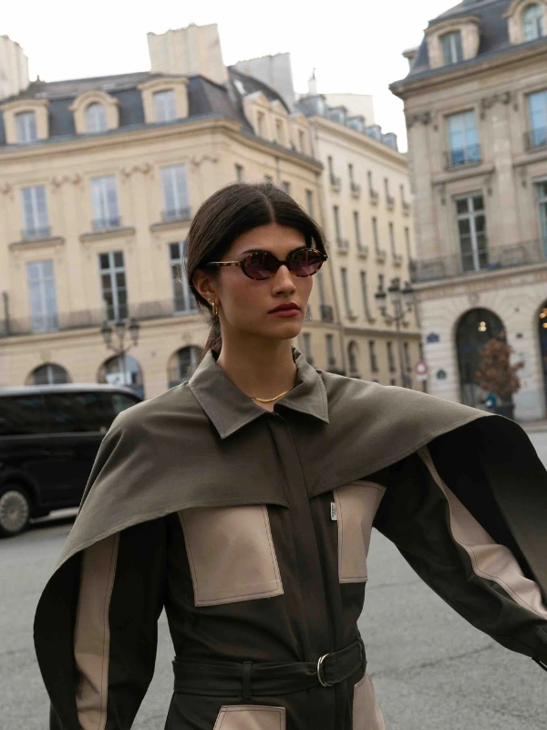 Combinaison cape - Jacqueline Vert 2