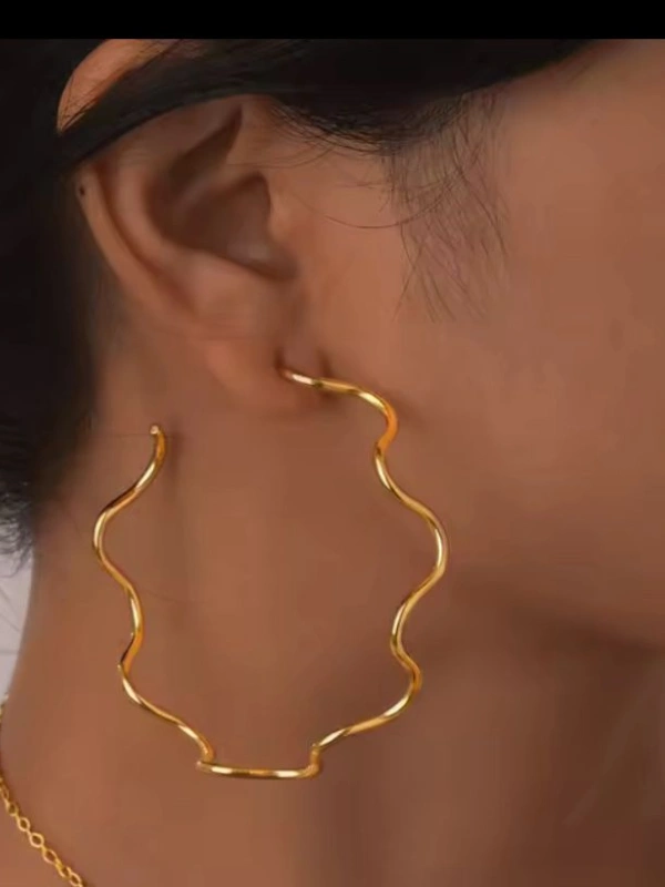 Créoles courbes Kiff