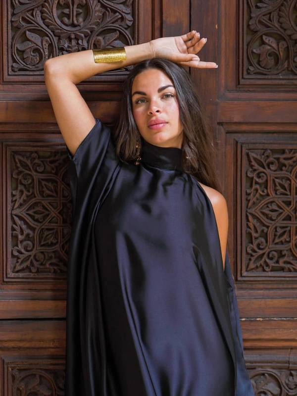 Robe Gandoura Satinée – Image 3