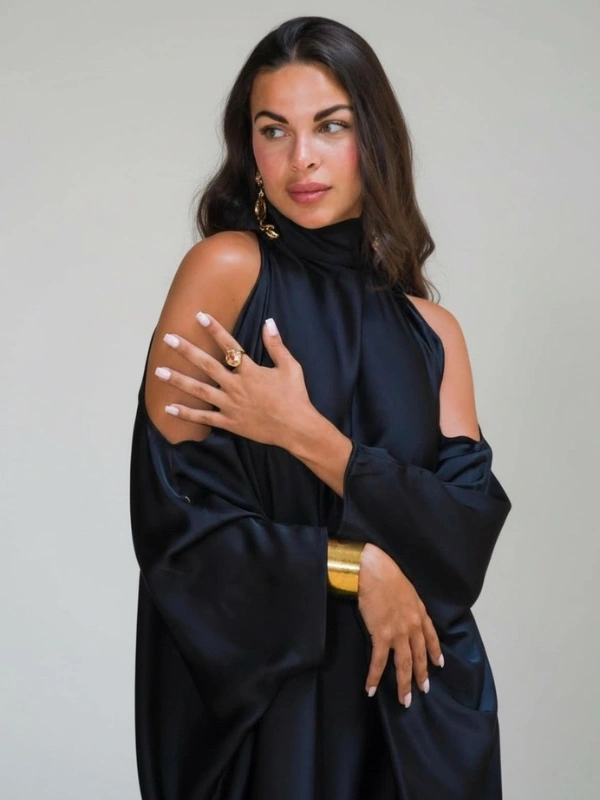 Gandoura Noir Orzane