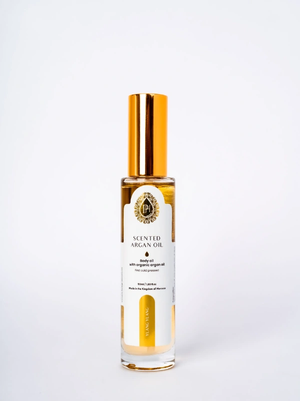 Huile d'argan parfumée Ylang-Ylang 1