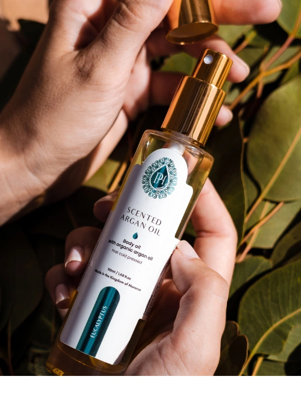 Huile d'argan parfumée à l'Eucalyptus Pure Heritage 2