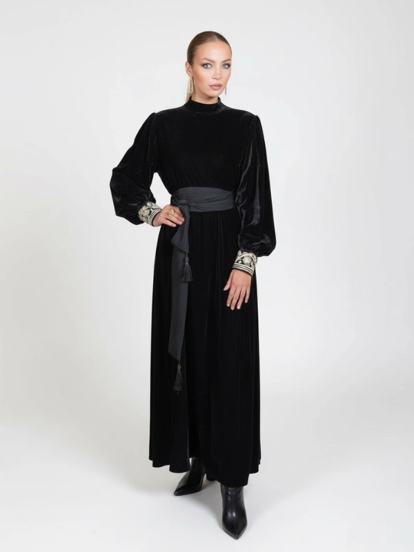 Robe Velours Noir