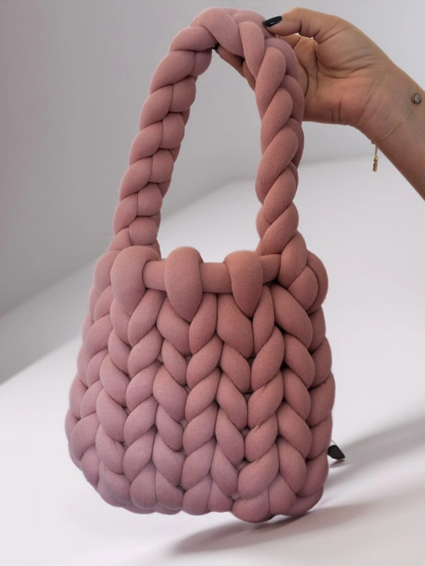 Sac Fluffy Rose Pépite